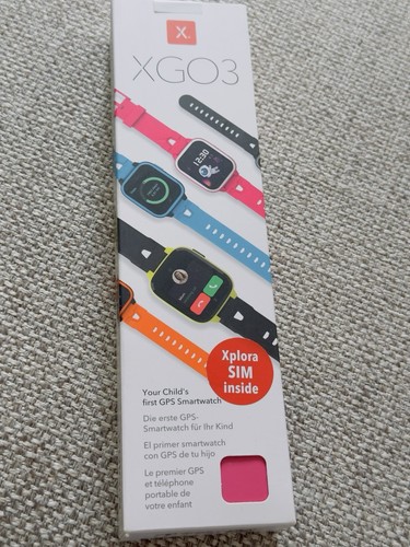 XPLORA XGO3 4G Kids' Smart Watch in Pink, Camera SIM Included New RRP 139.99