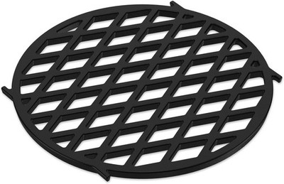 Round Cooking Grate Porcelain-Enameled Cast-Iron For 22.5'' Weber Charcoal Grills