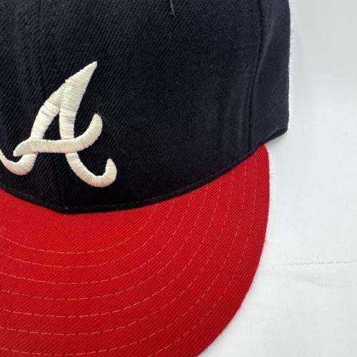 Cappello Berretto Atlanta Braves Vintage Fitted 7 Nuova Era Modello Pro Lana - Foto 3 di 8