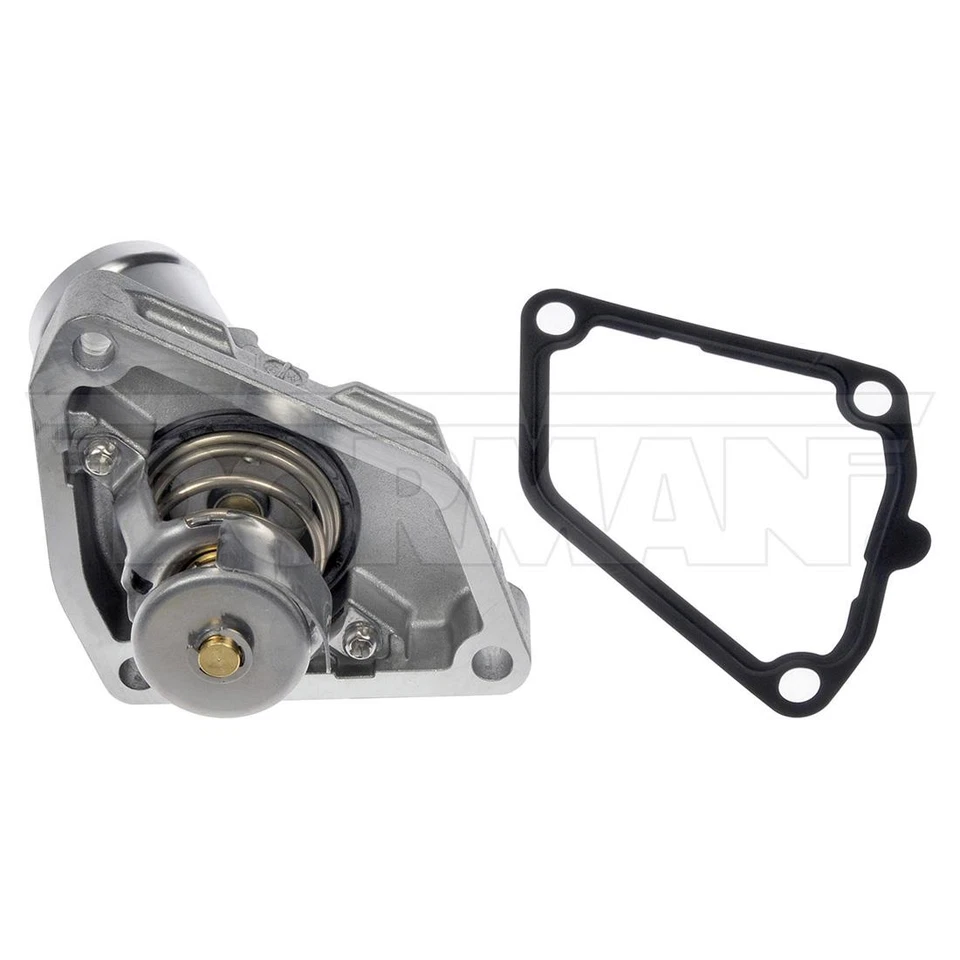 Carcasa y junta de aluminio termostato refrigerante motor para Nissan 370Z 2009 2010 Foto 2 de 3