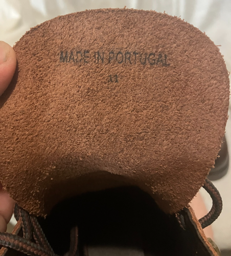Bota Rhodes Dean Para Hombre Talla 11 Óxido Botín Puntera Cuero Arranque - Imagen 10 de 11