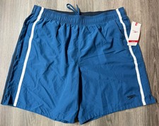 Speedo Men s Lined Swim Trunks Blue Three Pocket NWT 2XL