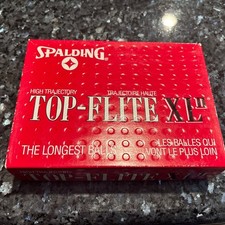 Vintage Spalding Top-Flite XL II High Trajectory Golf Balls 1 Box 12 New Balls