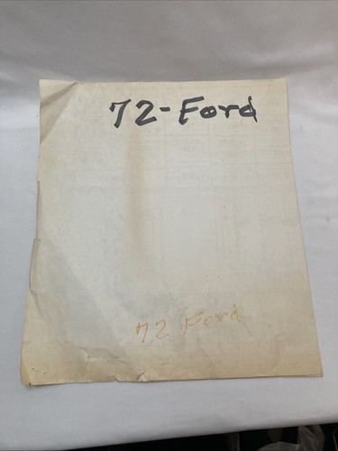 1972 Ford LTD II Cougar Wiring Diagram - Bild 7 von 7