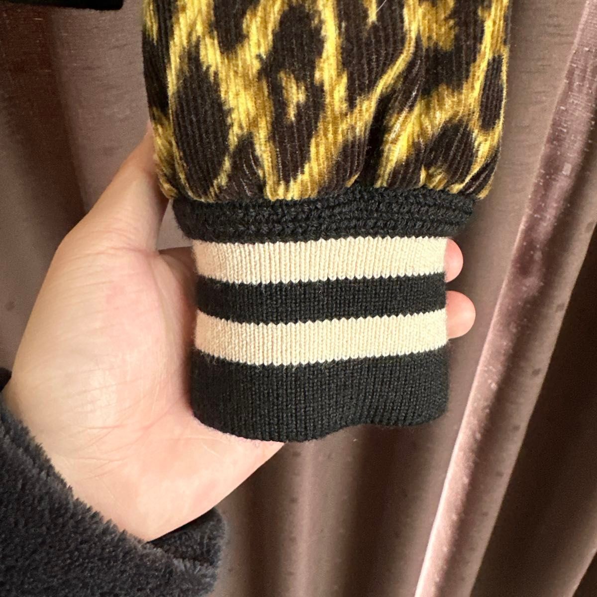 CELINE Leopard Pattern Teddy Jacket Varsity Jacke… - image 2