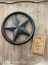 Old Mountain Cast Iron Star Trivet 8" Black Rustic Kitchen Cookware Heat New
