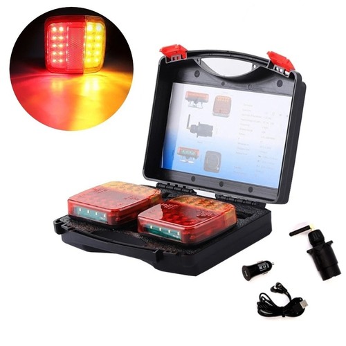 2X-7Pin LED Magnetic Wireless Trailer-TailLight Kit For Trailer-Truck-Automotive - Picture 12 of 19