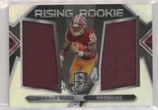 2018 Panini Spectra Rising Rookie Materials /199 Derrius Guice #9 7m3