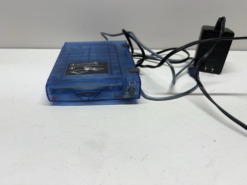 Iomega 100 MB USB Zip Drive Z100USB External Translucent Blue - Tested