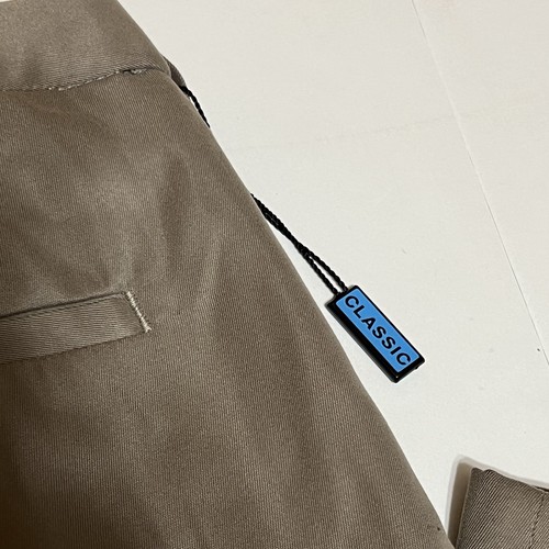 Croft & Barrow Pants Mens 36x32 Taupe Pleated Front Cuffed Microfiber NWT - Picture 12 of 12