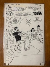 Josie #36, September 1968, page 11,  Splash page, Stan Goldberg, TARIFF FREE