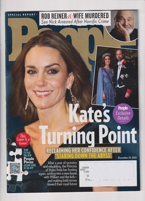 People December 25, 2025 Princess Kate, Rob Reiner (Magazine: Celebrity)