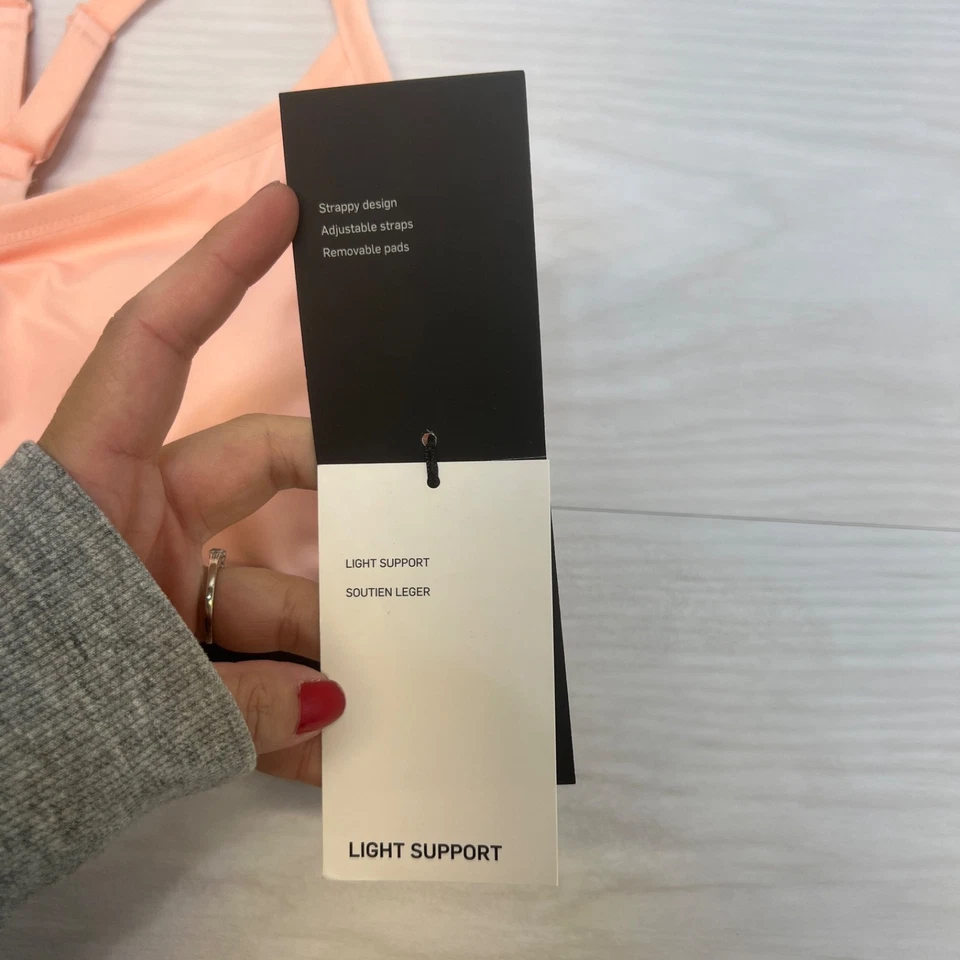 Nike Women's XL Indy Yoga/Pickleball/Tennis Bra-Washed Coral NWT - Image 4 of 4