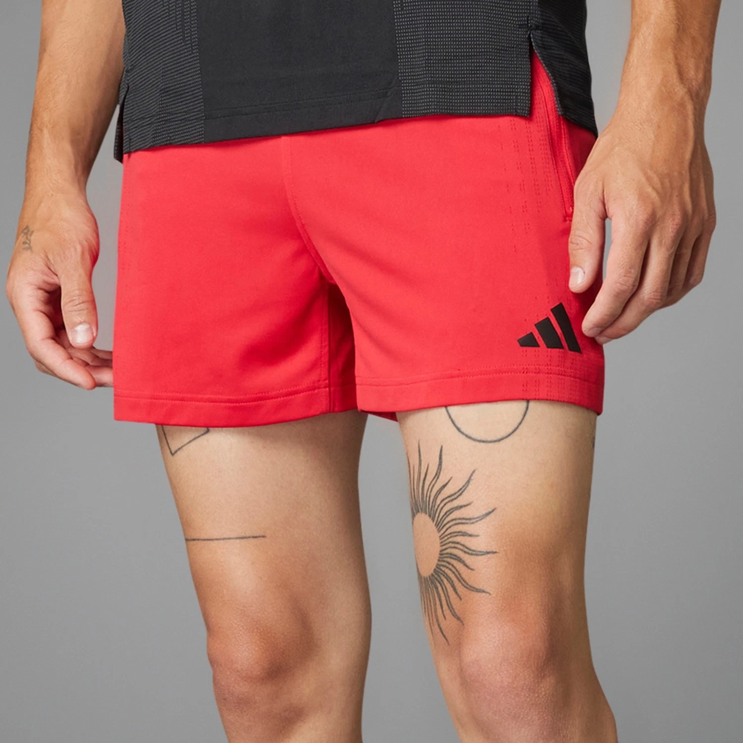 Adidas Men's XL AirChill CLIMACOOL 5” Training Athletic Shorts Red JE5742
