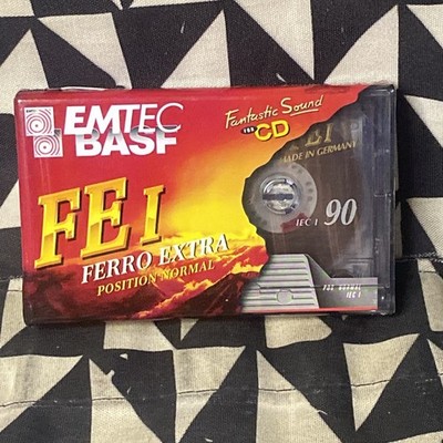 BASF FEI Ferro Extra 90 Minutes  Cassette Tape,Normal Position. New Sealed