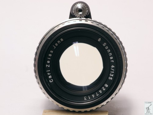 CARL ZEISS JENA Sonnar 135mm f/4 ASB Zebra für Exakta Varex im Originalkarton - Picture 14 of 23