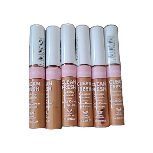 6 PACK COVERGIRL CLEAN FRESH HYDRATING CONCEALER 410 RICH/DEEP - Picture 1 of 2