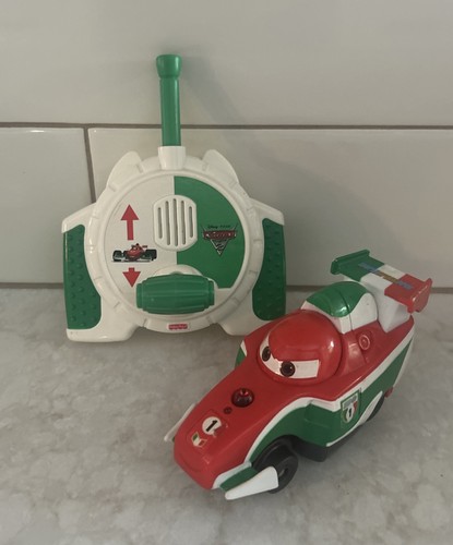 Fisher Price Geotrax Disney Cars 2 Francesco Bernoulli Remote/Car WORKS FAST SHI