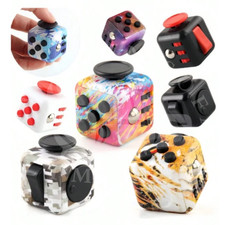 Image of Fidget Cube Spinner Stress Relief Finger Hand Magic Toy Anxiety ADHD Adult Kids.