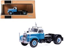 IXO 64TRO12B 1/64 1953 Mack B 61 Truck Tractor Blue and White