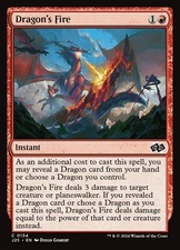 Dragon's Fire 0134 Non Foil Common Foundations Jumpstart MTG NM
