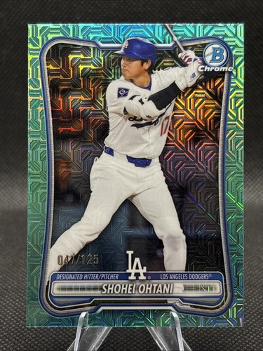 2026 Bowman Chrome Mega Shohei Ohtani #52 Aqua Mojo Refractor /125 Dodgers