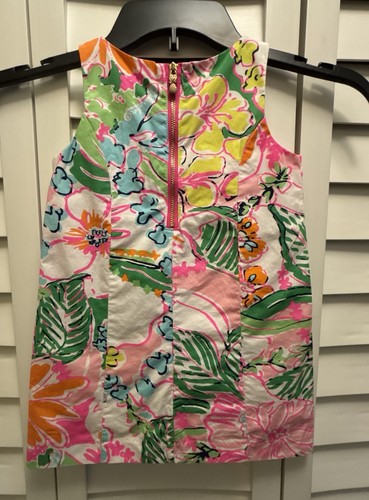 Lilly Pulitzer X Target Collab Dress 2T Floral 20th Anniversary Pineapple Zipper - Picture 4 of 8