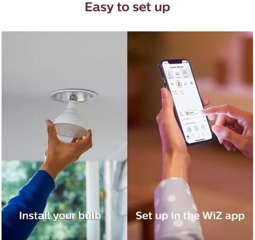 Philips 120-Watt Equivalent PAR38 LED Smart Wi-Fi Tunable White Light Bulb - Picture 6 of 7