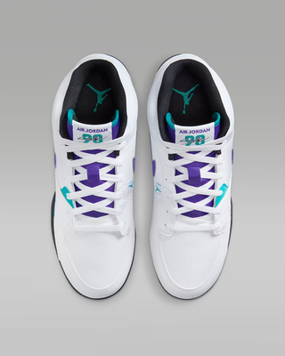 ✅️ Jordan Stadium 90 Low TD White Grape Football Cleats HQ0210