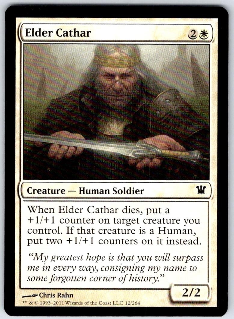 Elder Cathar 12 Common Innistrad Magic: The Gathering Near Mint