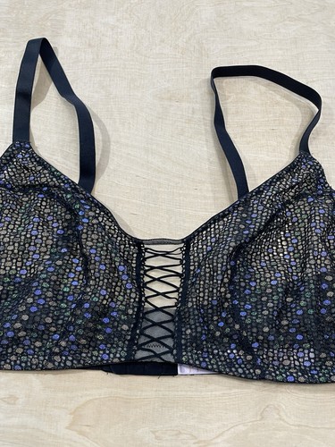Savage X Fenty Lace Wireless Unlined Bralette Bra Size 3X Multicolor - Picture 2 of 8
