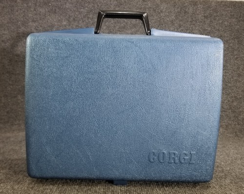 VTG CORGI TOYS CARRY CASE BLOW MOLDED PLASTIC BLUE - Picture 13 of 14
