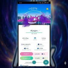 Lv50-3moves -Shiny Shadow Kyogre Tokyo Japan Background Go Fest 2026 Purify