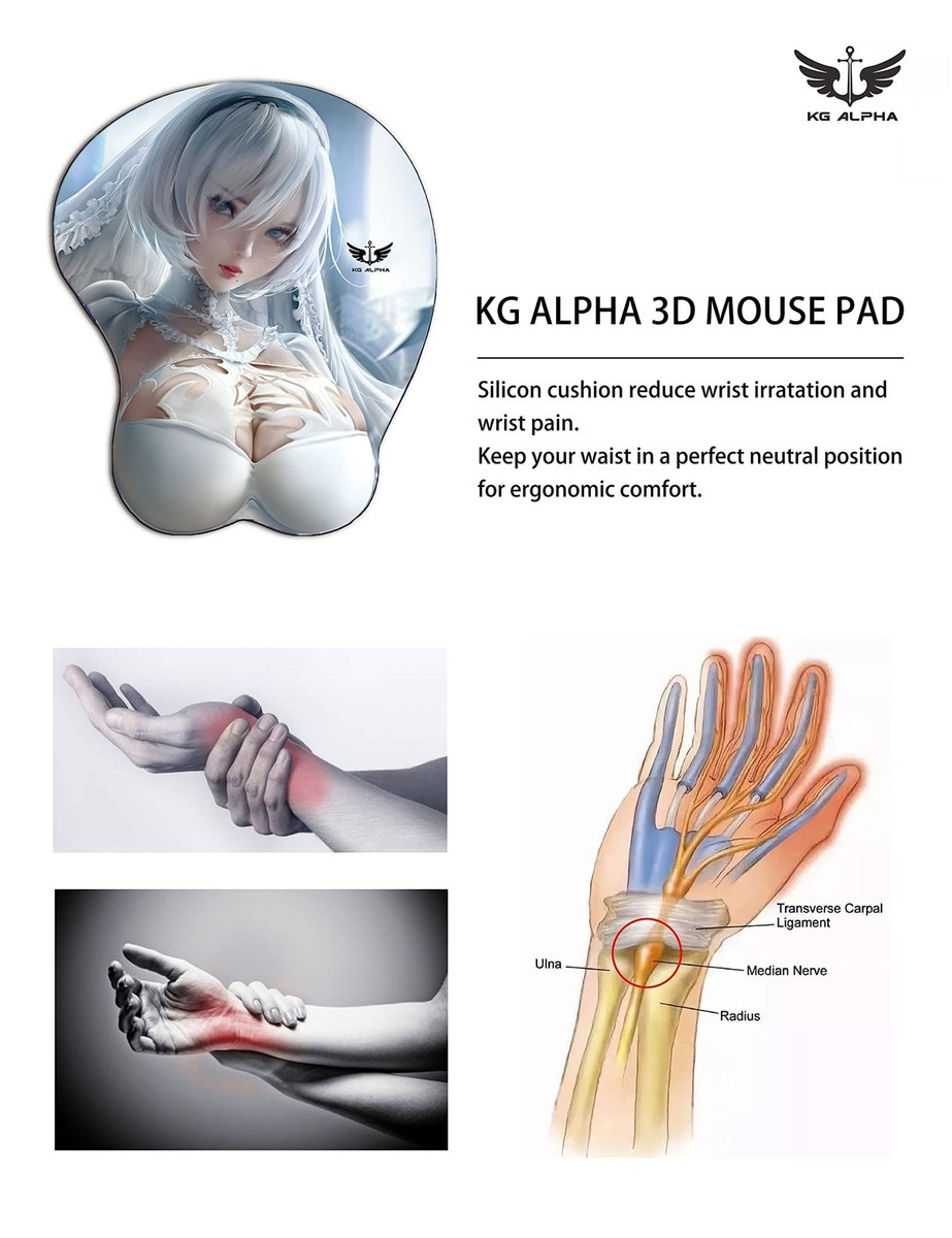 Individuelles Gaming-Mousepad – 3D-Landschaftsdesign, Rutschfeste Unterseite, Mehrere Größen