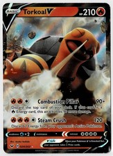 Torkoal V 024/202 Pokemon SWSH01: Sword & Shield Base Set Ultra Rare HP