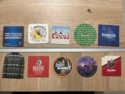 PARTY PACK Verschiedene Mischung aus 10 Bar Kneipe Bierdeckel Untersetzer