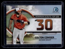 2023 Bowman Scouts’ Top 100 Colton Cowser Baltimore Orioles #BTP-30