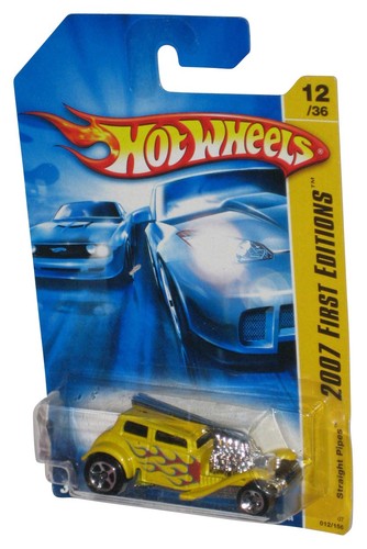 Hot Wheels 2007 First Editions 12/36 Yellow Straight Pipes Toy Car 012/156 - 第 1/1 張圖片