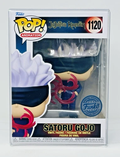 Funko Pop! Jujutsu Kaisen: Satoru Gojo #1120 Special Edition w/ Protector - Read