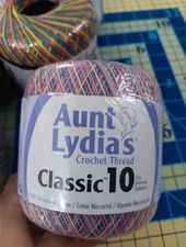aunt lydias crochet thread size 10 5 Different Colors