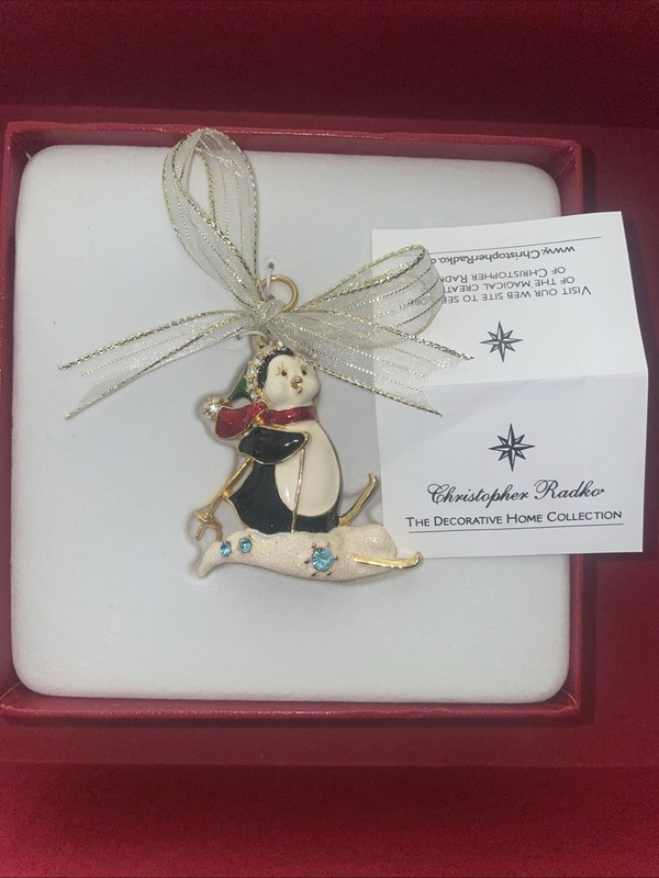 Christopher Radko Penguin Ornament
