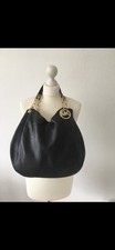 Schnäppchen Michael Kors Beuteltasche Leder, Schwarz