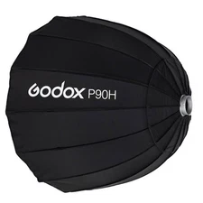 Godox P90H 35" Parabolic Softbox for Studio Video Flash Light, Bowens Mount, Hi-