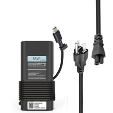 65W USB Type C Laptop Charger for Dell USB C Charger, Dell Laptop Charger for...