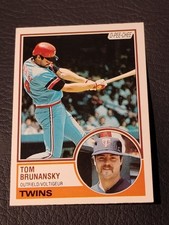 1983 Topps Baseball - #232 Tom Brunansky - Minnesota Twins EX Condition