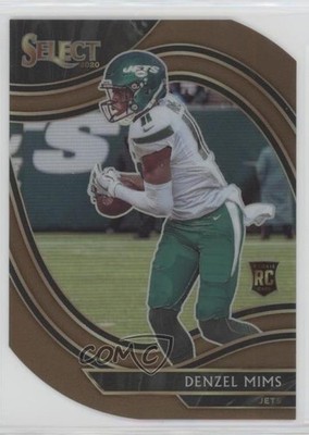 2020 Select Field Level Copper Prizm Die-Cut 191/355 Denzel Mims Rookie RC 10h6