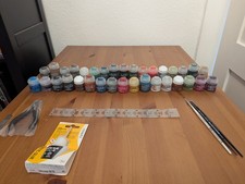 Citadel Farben Set (33 Stück) + Kleber + Werkzeug – neu – Warhammer