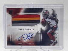 2017 Panini Origins RC Jumbo 4 COLOR Patch Autographs Chris Godwin #130 Auto