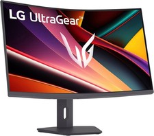 LG 32G600A-B 32-inch Ultragear QHD 2560 x 1440 Curved Gaming Monitor, 180Hz