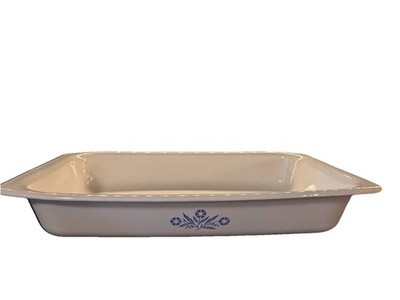 CorningWare Blue Cornflower Lasagna Casserole Pan 14x11.5 Inches